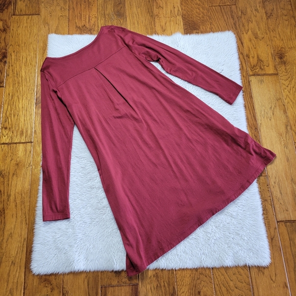 Wooland Wool& Dress Medium Merino Wool Blend Pockets Long Sleeve Cozy Luxury - Picture 3 of 6